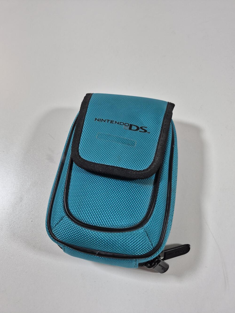 PowerA Carrying Case Unisex Blue Nintendo DS Padded Console Game Storage Used